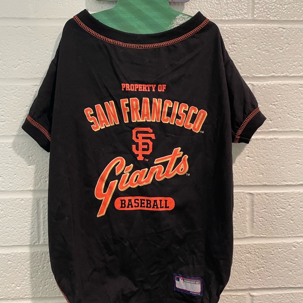 San Francisco Giants Black and Orange dog T-Shirt XL